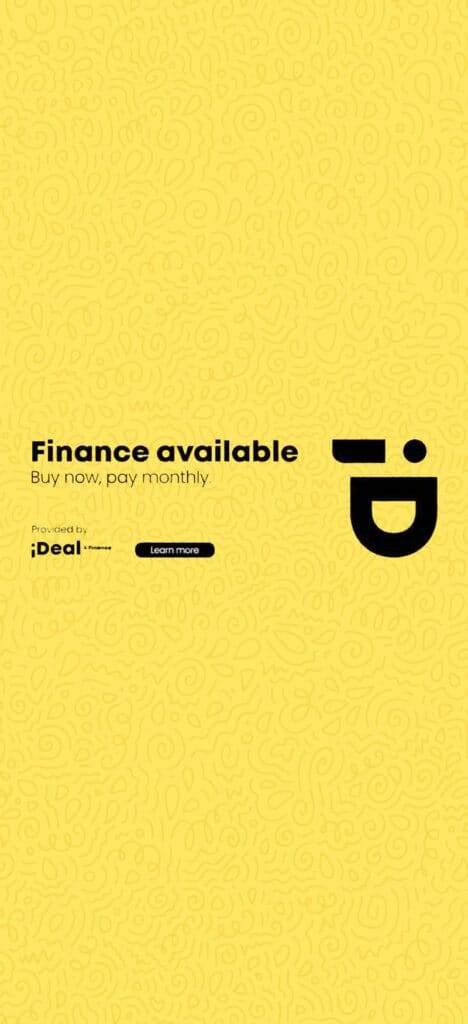 A single yellow background showcasing the word finance available.